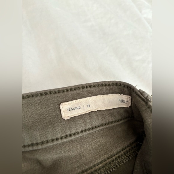 PacSun High Waited Olive Jegging - Picture 6 of 7